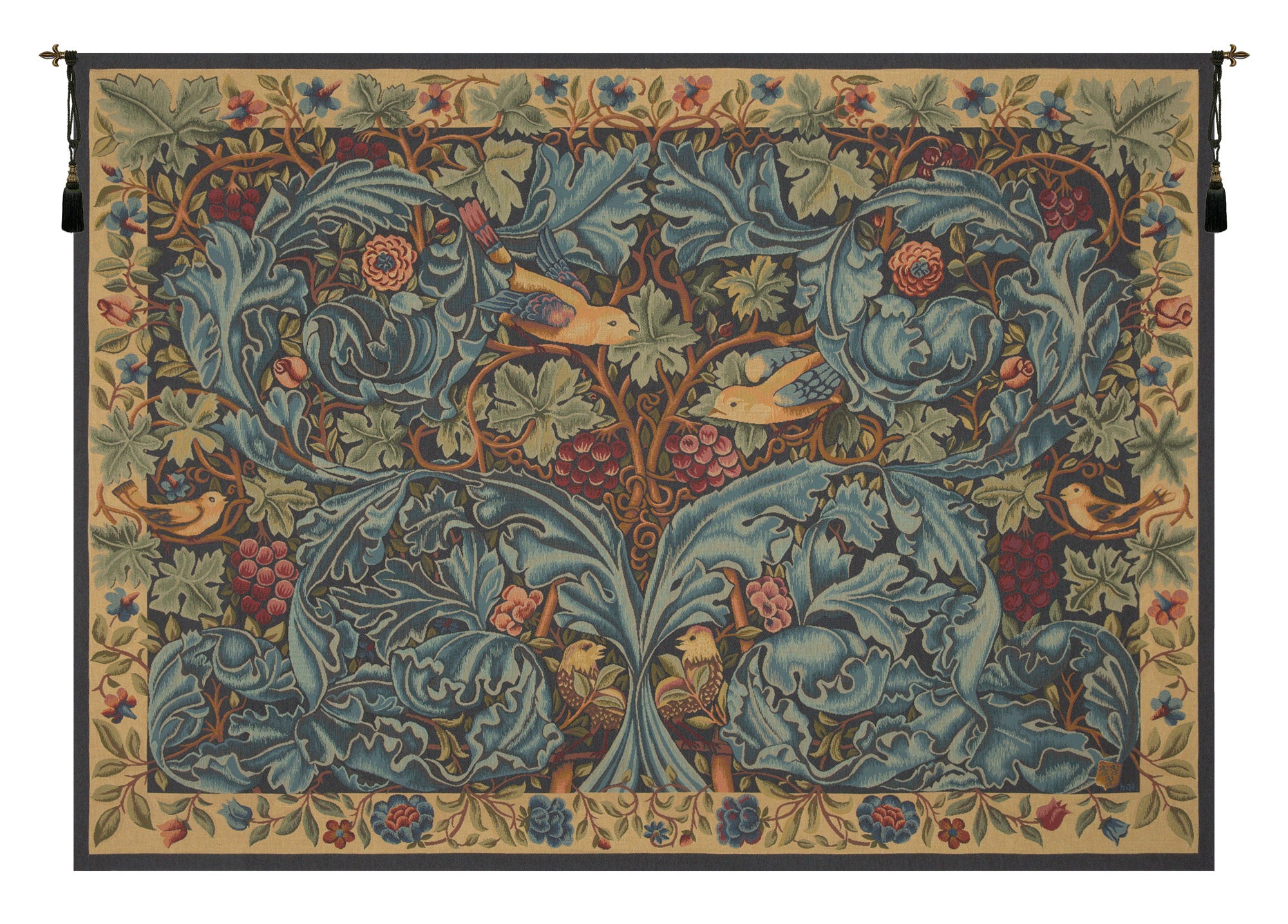 Vignes and Acanthes French Tapestry Wall Hanging by William Morris HomeDecorTapestries