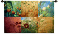 Citrus Garden Botancial Contemporary Tapestry Wall Hanging