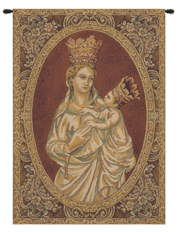 Madonna from Trapani Italian Tapestry Wall Hanging by Nino Pisano