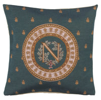 Blue Napoleon French Tapestry Cushion