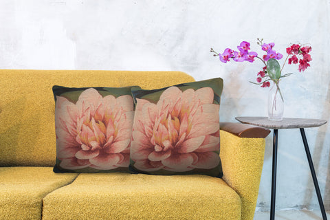 Water Lilly Flower French Tapestry Cushion