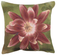 Red Star Flower French Tapestry Cushion