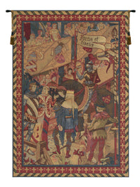 Le Tournai I Vertical French Tapestry by Jean-Paul Laurens