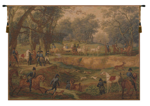 Chase Napolean French Tapestry by Carle Vernet