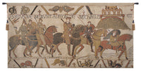 Bayeux Mont St Michael Belgian Tapestry Wall Hanging