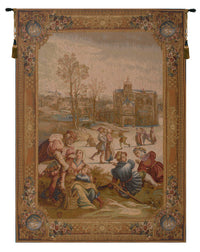 Les Patineurs French Tapestry
