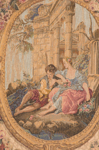 Serenade Creme French Tapestry by Francois Boucher