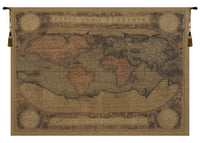 Antique Map European Tapestry by Abraham Ortelius