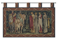 Knight and Ladies of Camelot with Loops French Tapestry Wall Hanging by William Morris