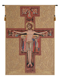 Crucifix of St. Damian Italian Tapestry Wall Hanging