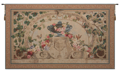 Beauvais Green Leaves French Tapestry