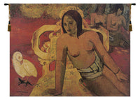 Vairumati Belgian Tapestry Wall Hanging by Paul Gauguin