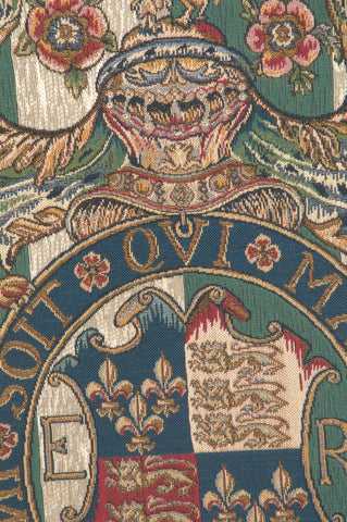 Royal Arms of England European Tapestry