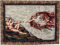 The Creation Italian Tapestry by Michelangelo