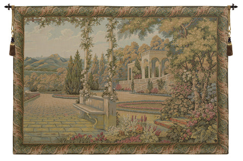 Lake Como Terrace Italian Tapestry