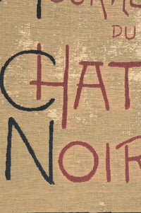 Chat Noir European Throw by Rodolphe Salis
