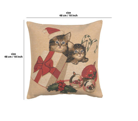 Christmas Kitties European Cushion Cover