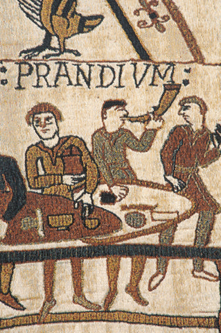 Bayeux Banquet II Belgian Tapestry Wall Hanging