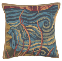 L'Eau French Tapestry Cushion by Nicolas Bataille