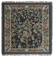 The Tree of Life European Throw by William Morris