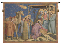 Adoration  Italian Tapestry Wall Hanging by Giotto di Bondone