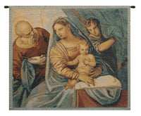 Madonna della Pappa Italian Tapestry Wall Hanging by Paolo Veronese
