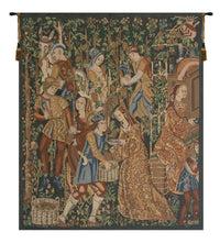 Vendages, Right Side (Rust) Belgian Tapestry