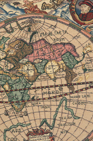 Map Mercator Belgian Tapestry