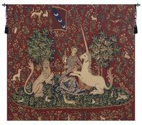 Lady and the Mirror Belgian Tapestry