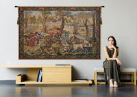 Hunt of the Boar Belgian Tapestry by Bernard Van Orley