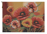 Poppies III Belgian Tapestry