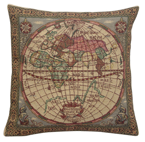 Map of the East Belgian Cushion Cover
