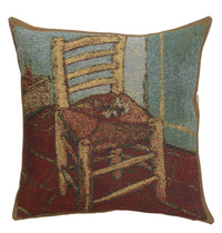 The Chair Belgian Cushion Cover by Vincent Van Gogh