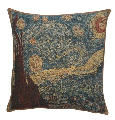 Stary Night Belgian Cushion Cover by Vincent Van Gogh