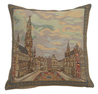 Grand Place Brussels  Belgian Cushion Cover