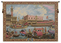 Return of Bucintoro Italian Tapestry Wall Hanging by Canaletto