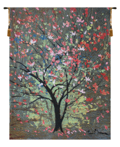 Hopefull Tree by Simon Bull  Belgian Tapestry Wall Hanging by Simon Bull