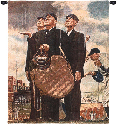 Norman Rockwell Bottom of the Sixth Fine Art Tapestry