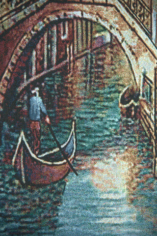 Canal With Shops II Tapestry Wall Hanging by Martin Roberts