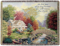 Autumn Tranquility Tapestry Throw by Nicky Boehme