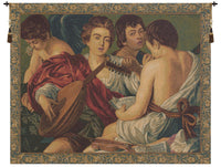Concerto Caravaggio Italian Tapestry Wall Hanging by Michelangelo