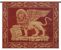 Leone Rosso Italian Tapestry Wall Hanging by Alberto Passini