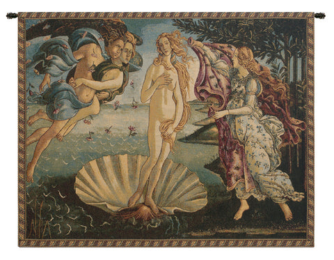 Nascita di Venere by Sandro Botticelli Italian Tapestry Wall Hanging by Sandro Botticelli