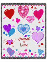Covered in Love Tapestry Throw