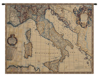 Ancient map of Italy Italian Tapestry Wall Hanging by Alessia Cara