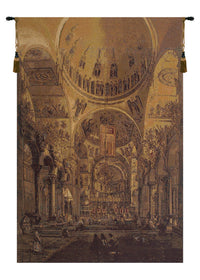 Inside San Marco Italian Tapestry Wall Hanging by Alessia Cara