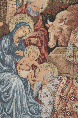 Nativity Adoration European Tapestries by Zanobi Strozzi