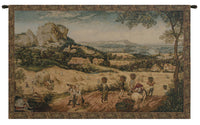 Collecting Hay Italian Tapestry Wall Hanging by Pieter Bruegel