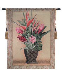 Tropical Garden Fine Art Tapestry