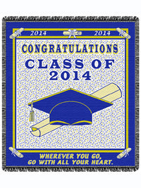 Graduation 2014 Tapestry Throw